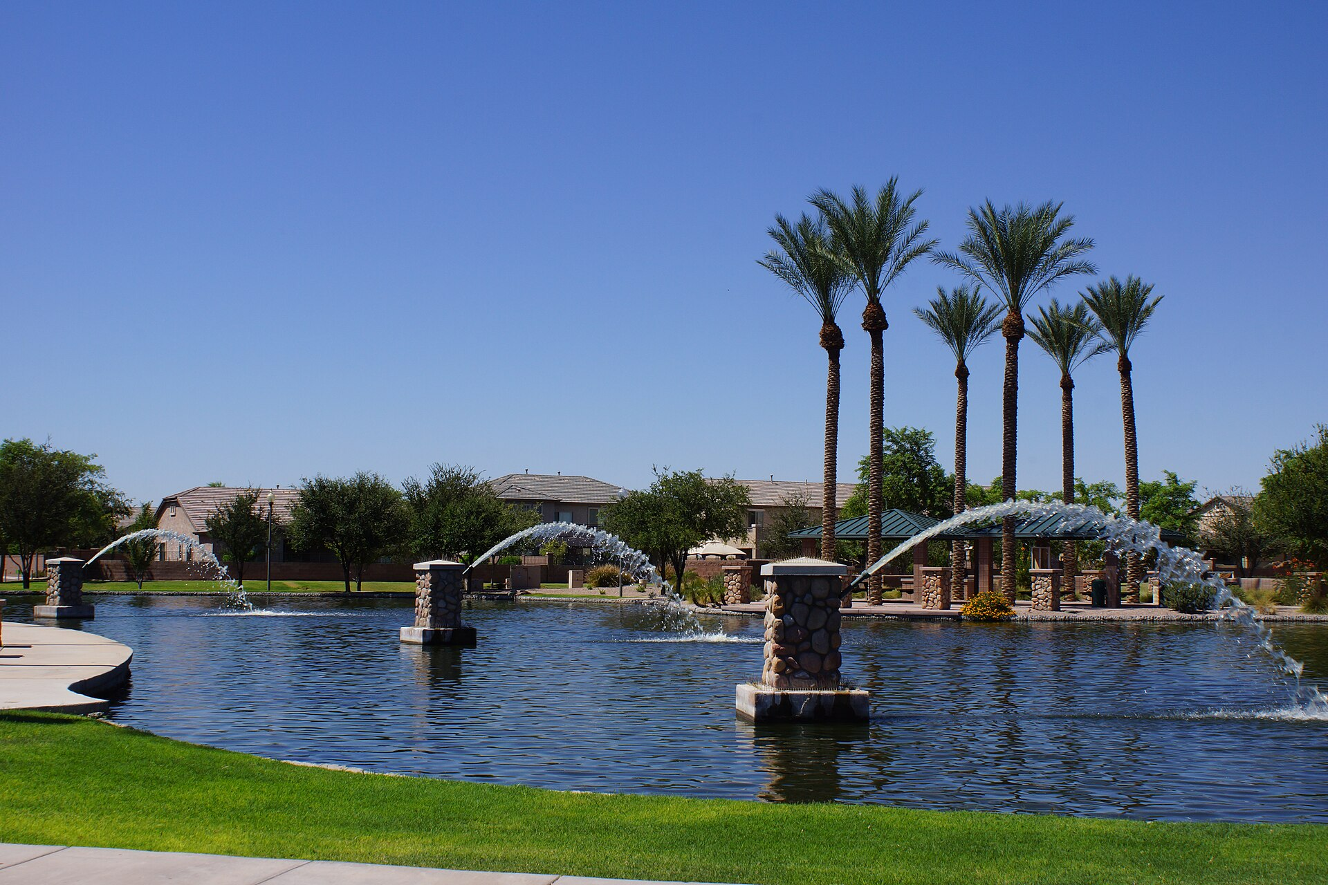 Modern development in Maricopa Arizona