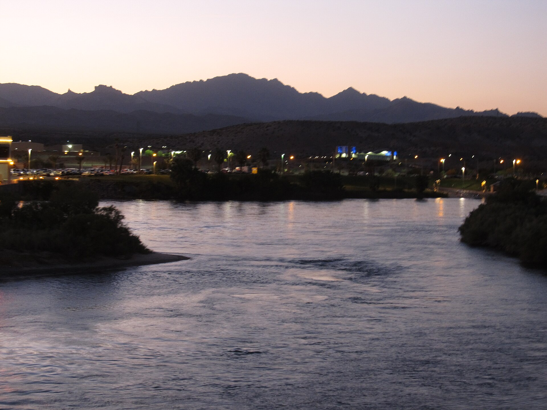 Colorado River at Bullhead City Arizona