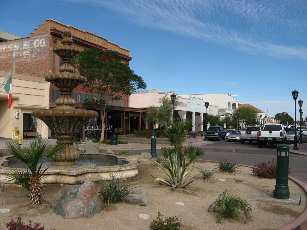 Historic downtown Yuma Arizona