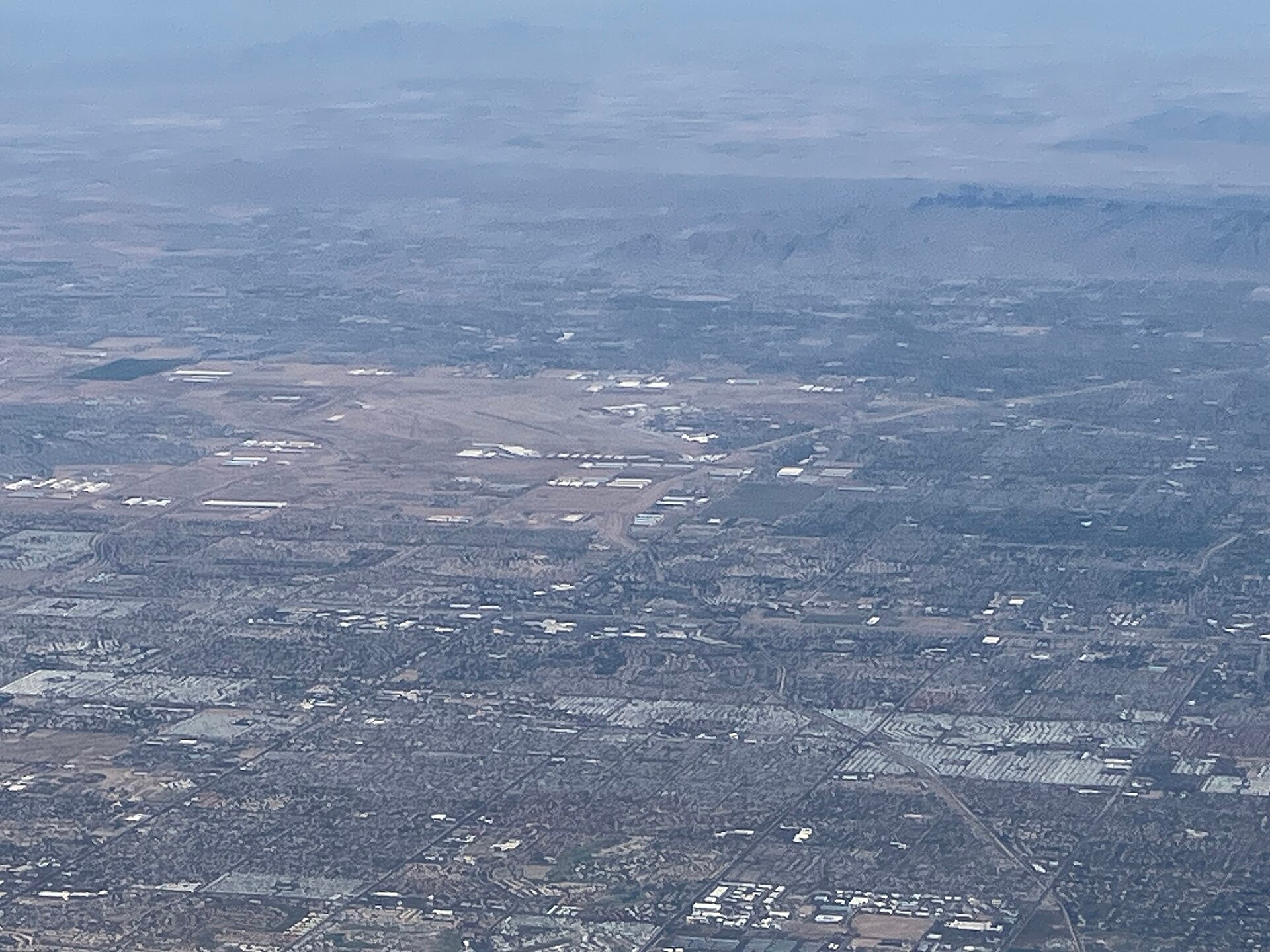 Aerial view of Falcon Field airport in Mesa Arizona