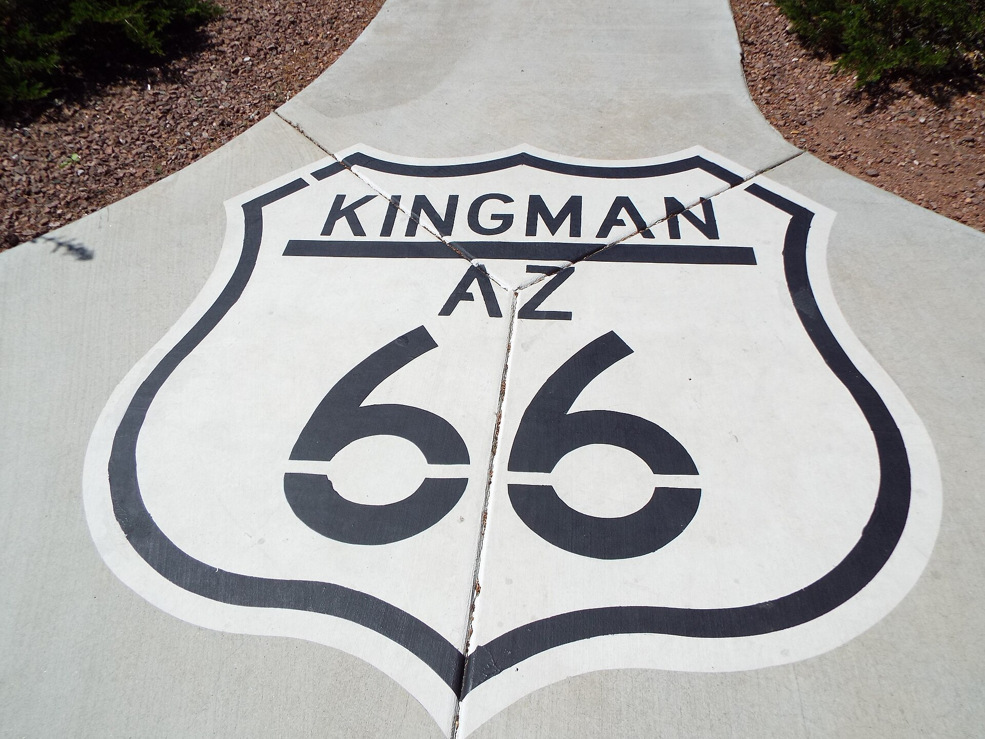 Historic Route 66 in Kingman Arizona