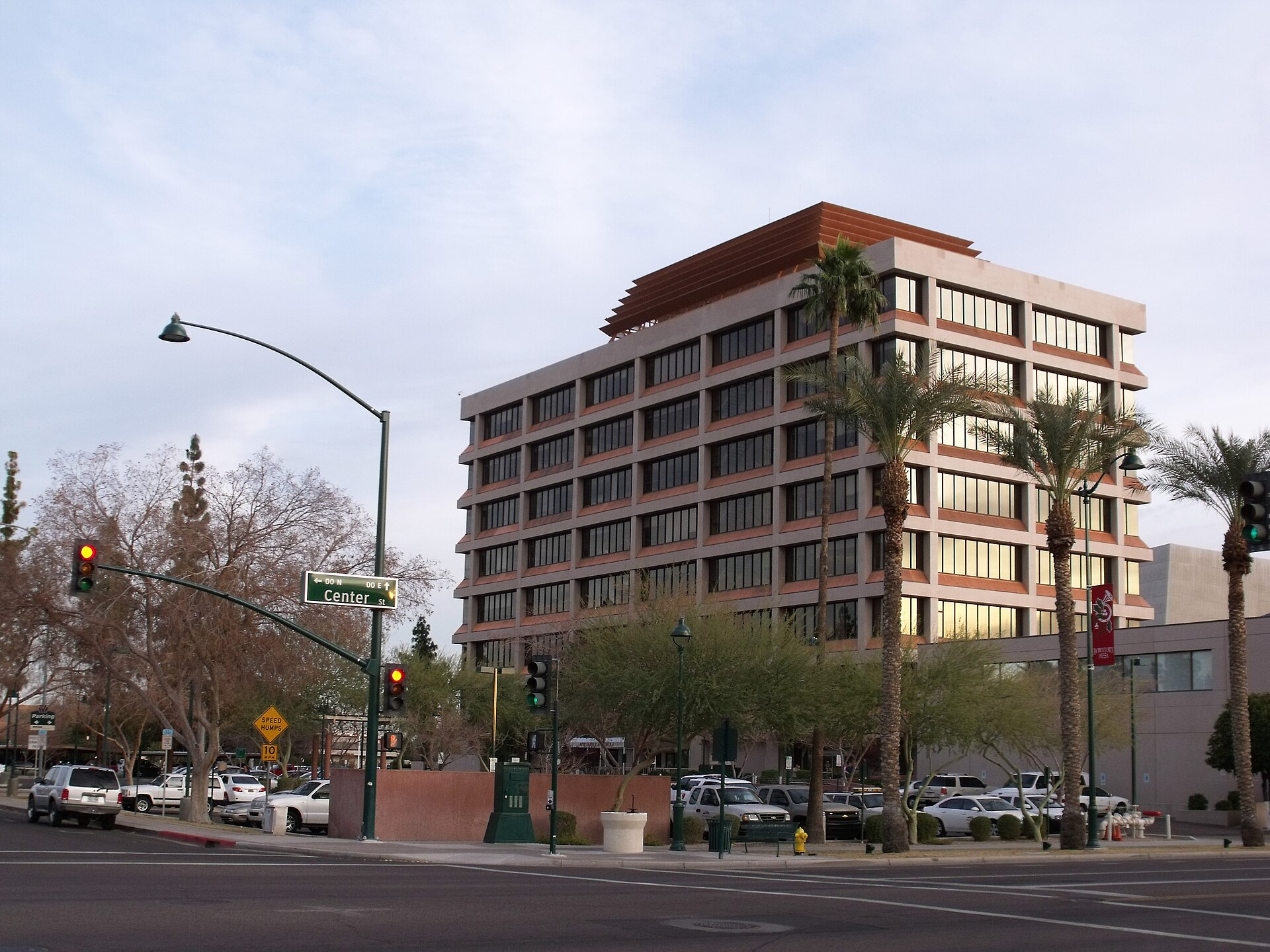 Mesa City Hall in downtown Mesa Arizona