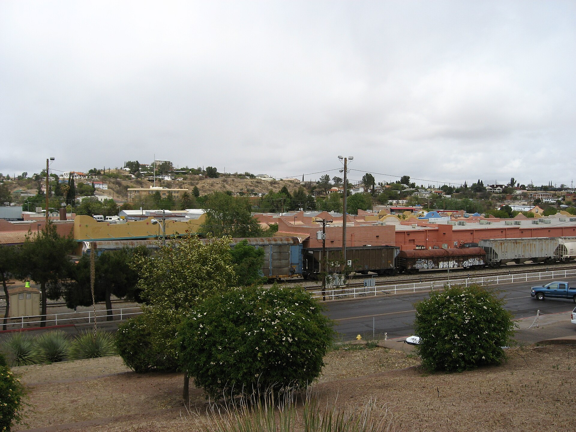Morley Avenue streetscape in Nogales Arizona