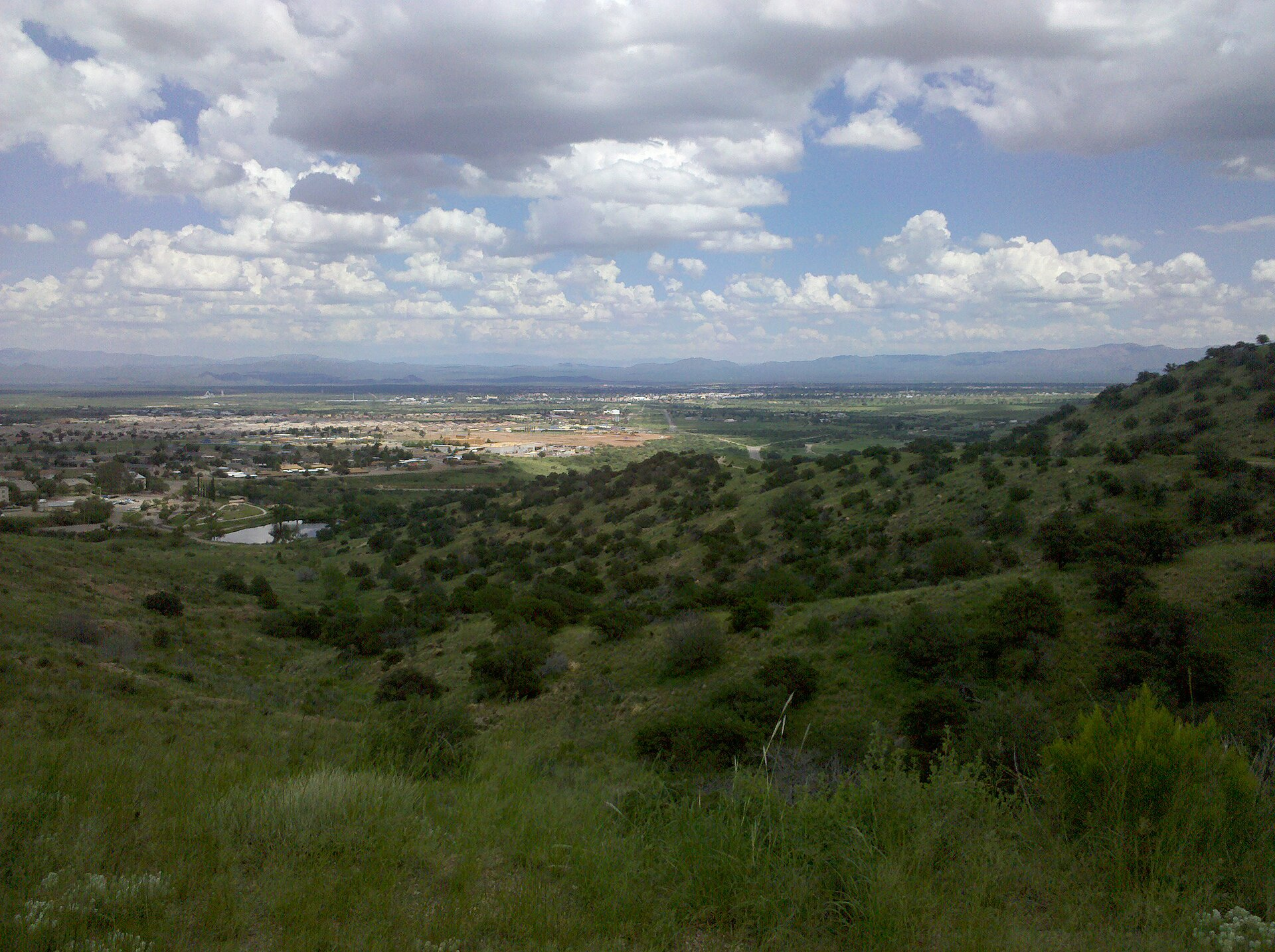 Sierra Vista Arizona viewed from Fort Huachuca