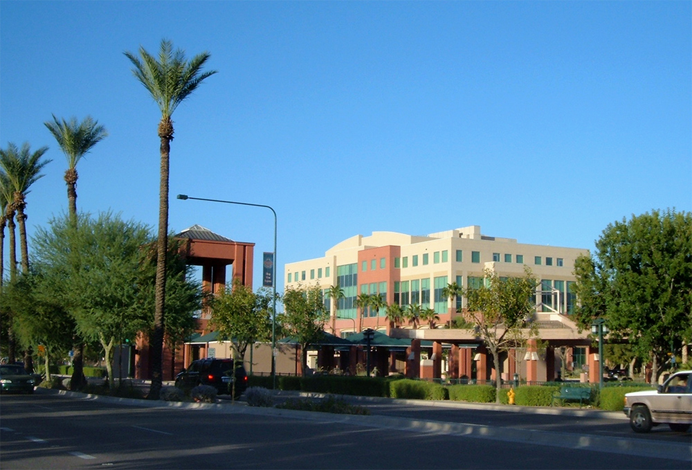 Downtown Chandler Arizona streetscape