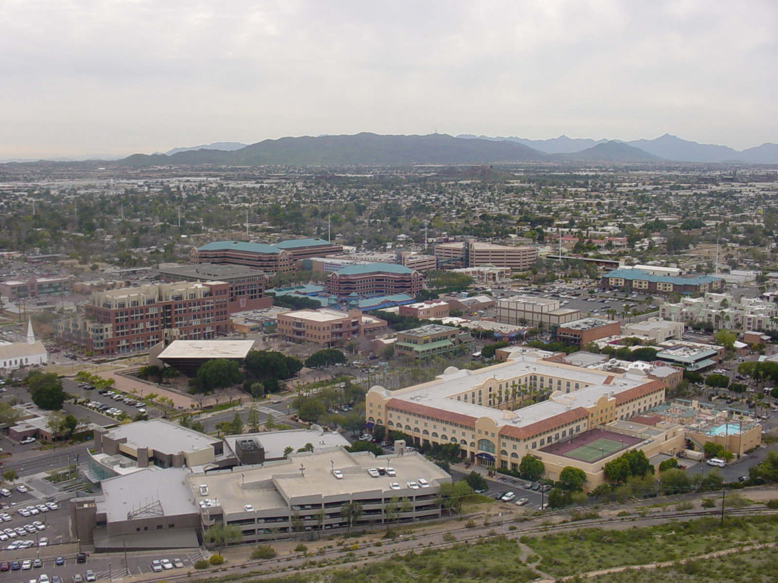 Downtown Tempe, Arizona, representing local businesses whose reputations are shaped by customer experiences