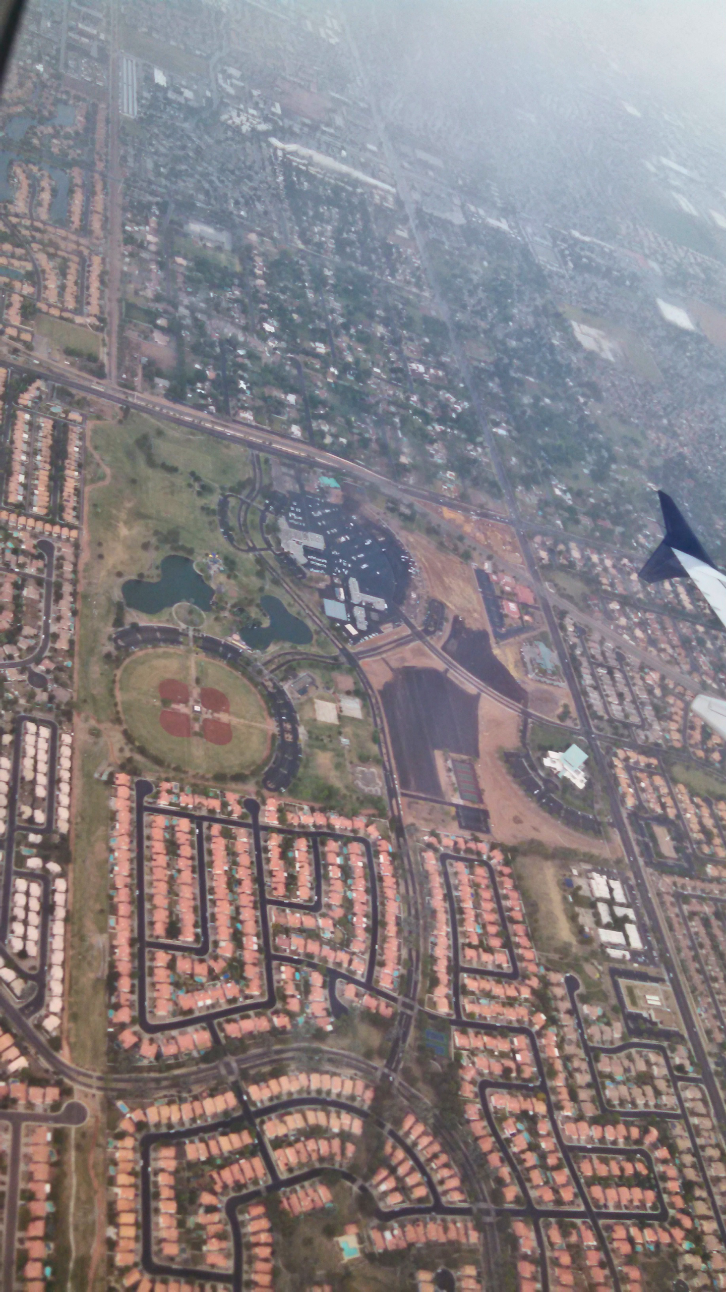 Aerial view of Gilbert Arizona neighborhoods