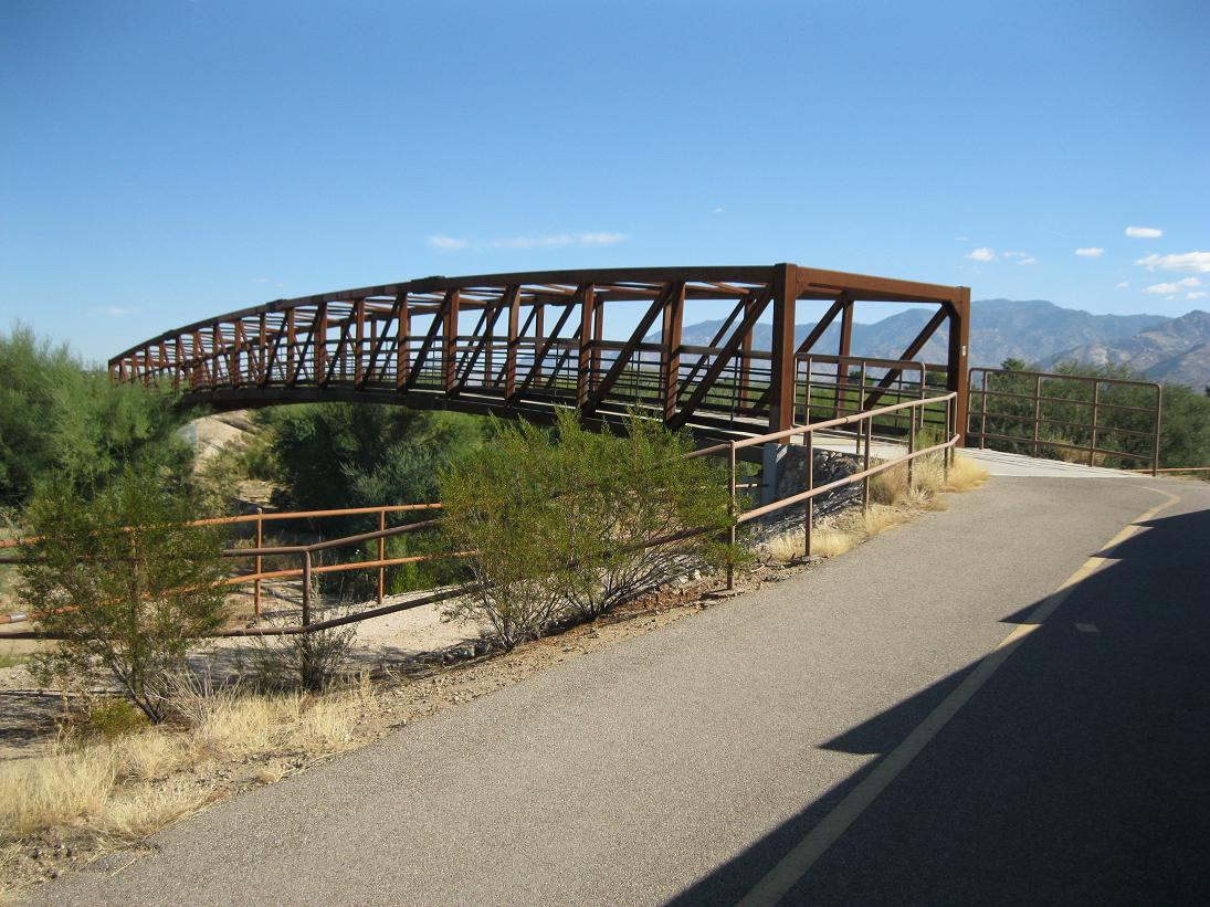 Footbridge on the Cañada del Oro Trail in Oro Valley Arizona