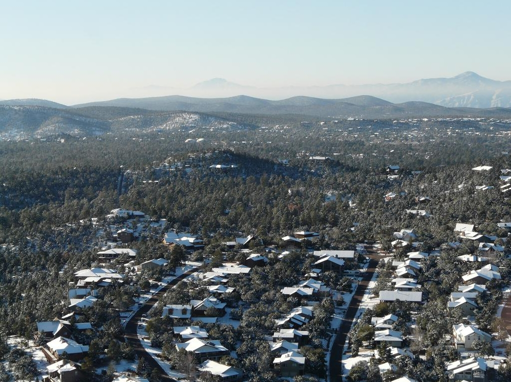 Payson Arizona with mountain landscape